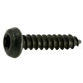 Midwest Fastener Sheet Metal Screw, #6 x 5/8 in, Black Steel Pan Head Torx Drive, 35 PK 36882